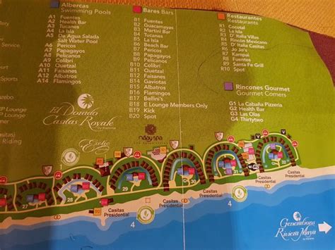 Map Of El Dorado Royale Resort In Mexico - Get Latest Map Update