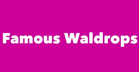 Most Famous People with Last Name Waldrop - #1 is Howard Waldrop