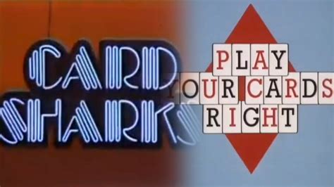 Card Sharks/Play Your Cards Right (1978 & 1980) First episodes - YouTube