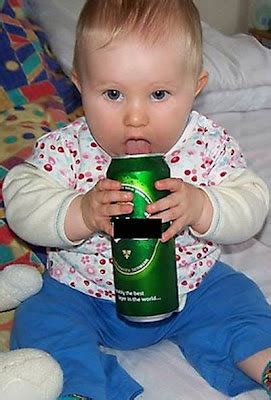 Funny Snaps - kid drinking beer [Expressions] - 27 Pics | Curious, Funny Photos / Pictures