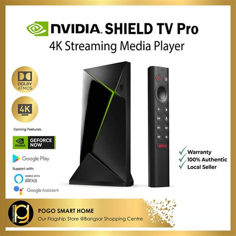 NVIDIA SHIELD TV PRO 4K HDR Android Streaming Media Player; Dolby ...