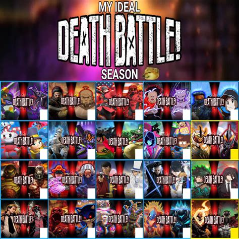 My death battle fan season : r/DeathBattleMatchups