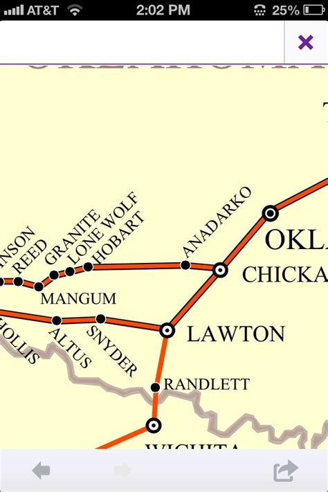 Ozark Trail Map Mangum, Altus, Ozark Trail, Lawton, Trail Maps, Hobart ...