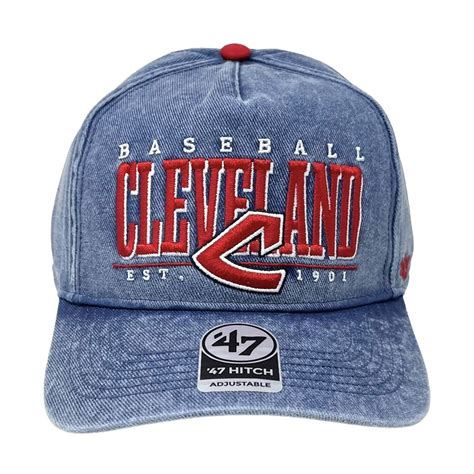 Cleveland Guardians 47 Vintage Clean Up Adjustable Hat