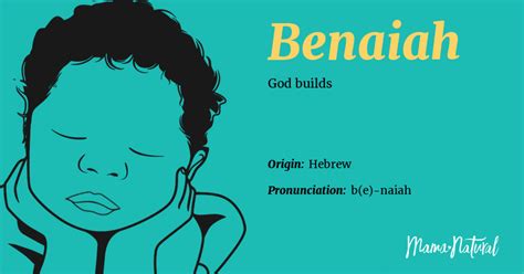 Benaiah Name Meaning, Origin, Popularity, Boy Names Like Benaiah - Mama Natural