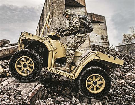 Polaris Military-Grade Consumer Work Vehicle Sportsman WV850 H.O. all-terrain vehicle features ...