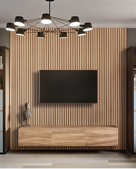 Acoustic Wood Slat Wall Panels - Solid Walnut,Oak & Acacia Wood