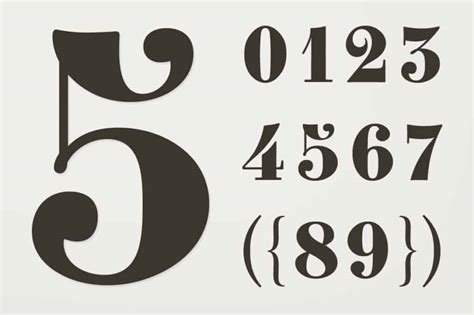 Fancy Numbers Fonts