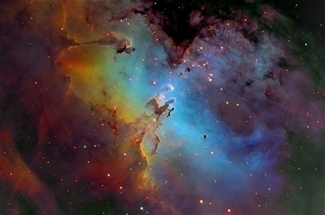 Nebula, Eagle nebula, Hubble