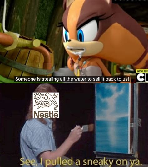 Sonic boom is a interesting cartoon [OC] : r/memes