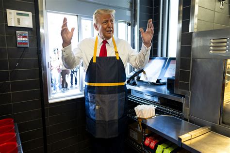 Trump's McDonald's Uniform Inspires TikTok Halloween Costume Trend - Newsweek