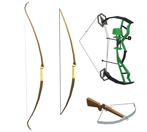 What are the 3 most common bows for hunting?