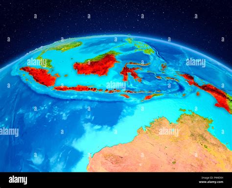 Satellite image asia indonesia earth hi-res stock photography and images - Alamy