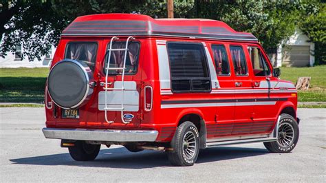 An Original Custom 1980s Ford Econoline Van