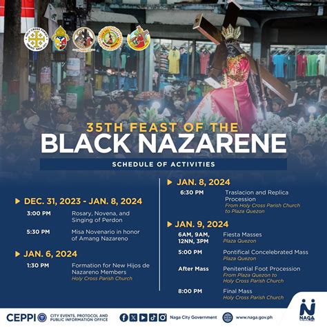 35TH FEAST OF THE BLACK NAZARENE ... - Naga City Government