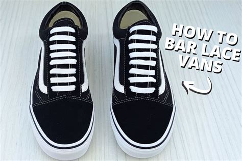 Bar lacing Vans: EASY Tutorial (With Photos) - Wearably Weird