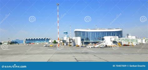 Otopeni Airport, Bucharest, Romania Stock Image - Image of otopeni, romanian: 70407009