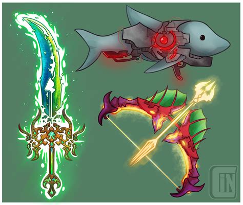 Terraria Weapons #3 by CinDoesArt on DeviantArt