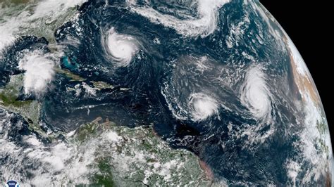 Hurricane season: Record seven active storms across globe | Weather ...