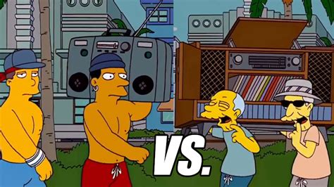 Simpsons Boombox (New vs Old) | Know Your Meme