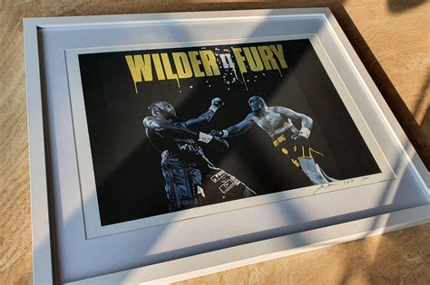 Tyson Fury vs Deontay Wilder II - Limited Edition Print. Tyson Fury ...