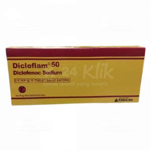 Dicloflam 50 Mg Tablet - Manfaat, Dosis, Efek Sampin...