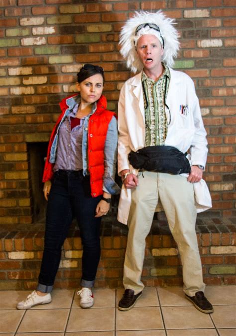 Marty McFly and Doc Brown Back to the Future Costume | Couple halloween costumes, Halloween ...