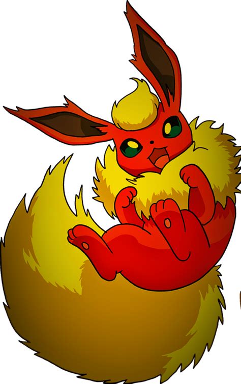 Flareon fire type of Eevee - welcome to great eevee learner