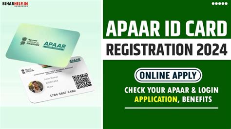 Apaar ID Card Registration 2024: Online Apply, Check Your Apaar & Login ...