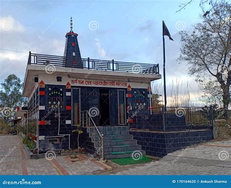 Picture Taken of Shani Dev Temple in a Village in India. Stock Photo - Image of temple, india ...