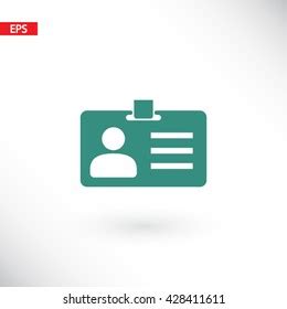 Id Card Icon User Identity Profile Stock Vector (Royalty Free) 734986174