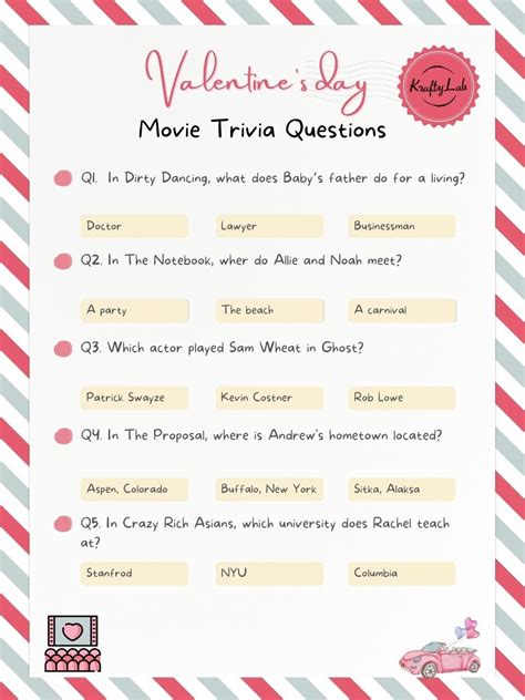 40 Fun Valentine’s Day Movie Trivia Questions For Work