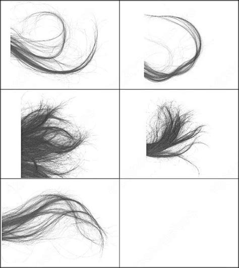 Hair brushes photoshop ps brushes free download 2,416 .abr files