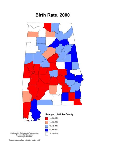 Alabama Maps - Demographics