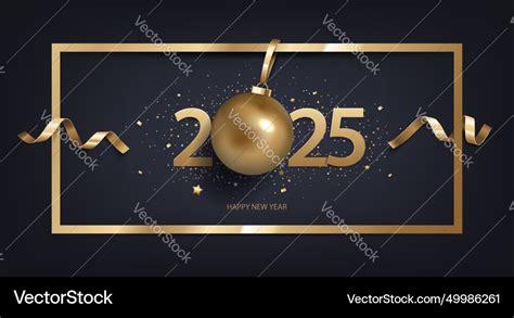 Happy new year 2025 Royalty Free Vector Image - VectorStock