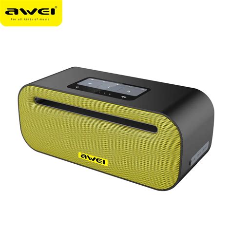 AWEI Y600 Intelligent NFC bluetooth speaker 3D stereo surround sound CSR 4.1 wireless ...