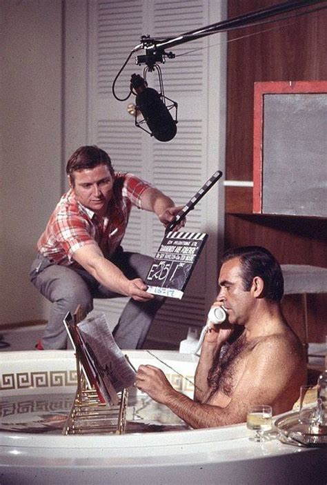 Sean Connery in the bath, on the phone, reading the paper. | Bond ...