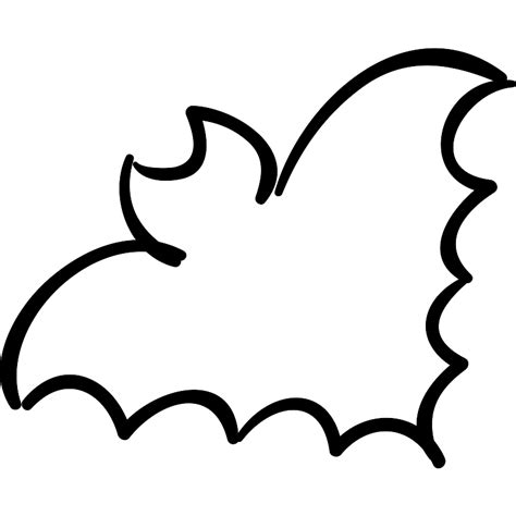 Bat Outline Vector SVG Icon - SVG Repo