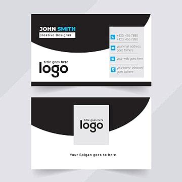 White Business Card Design PNG Transparent Images Free Download ...