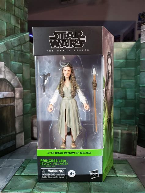 Star Wars The Black Series Princess Leia (Ewok Village) Return of The ...