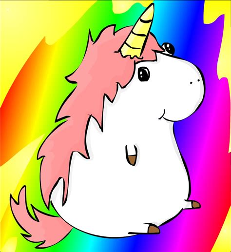 Fat Unicorn by Jeusava on DeviantArt