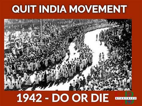 Quit India Movement 1942 - Education Updates