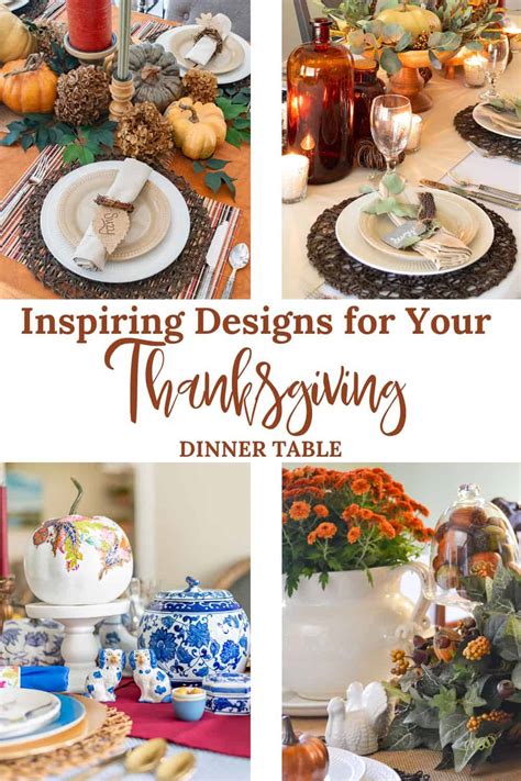 4 Thanksgiving Designs And Ideas For Your Dinner Table - Worthing Court ...