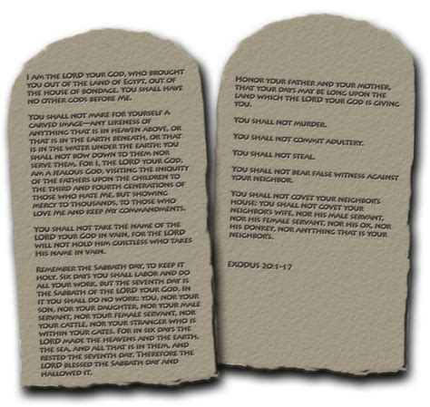 PNG Ten Commandments Tablets Transparent Ten Commandments Tablets.PNG Images. | PlusPNG