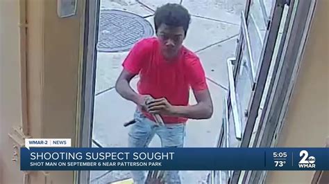 WATCH: Video shows suspect wanted for Southeast Baltimore shooting