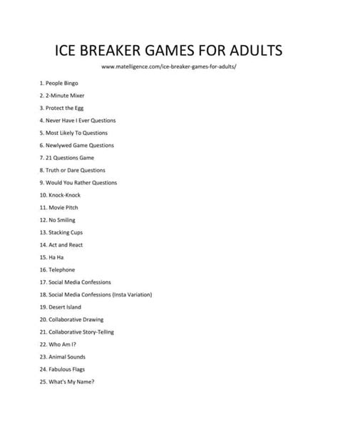 31 Best Ice Breaker Games For Adults - Fun activities your team will enjoy.