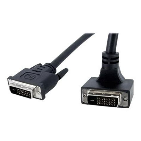 Startech.com 6 Ft 90 Degree Down Angled Dvi-d Monitor Cable M/m - 1 X Dvi-d (dual-link) Male ...