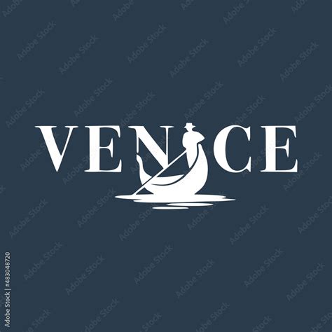 Venice letter with logo design illustration. Venice logo vector template Stock Vector | Adobe Stock