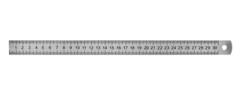 Metal Ruler 30 Cm Stock Photo - Download Image Now - iStock