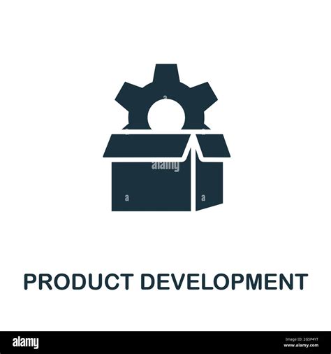 Product Development icon. Simple creative element. Filled monochrome Product Development icon ...